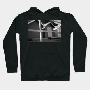 Traditional wooden beach huts Hoodie